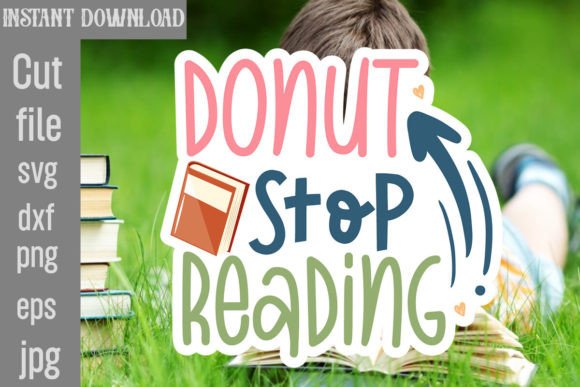 Download Donut Stop Reading SVG Cut File - Cut file Collection