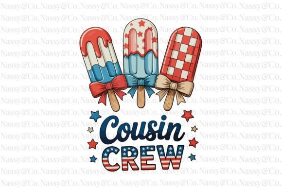 Download Patriotic Cousin Crew Ice Cream USA PNG - Cousin crew Collection