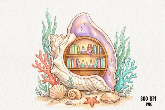 Download Summer Shell Shell Library PNG - Library png Collection