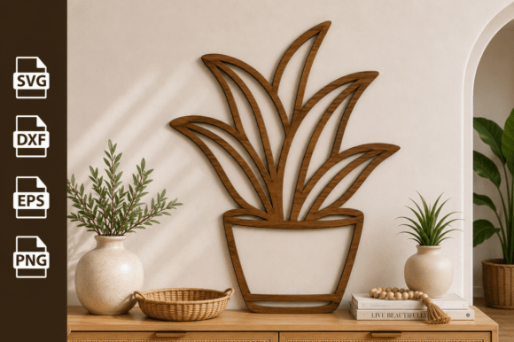 Download Plant Pot Tree Laser Cut Files Svg - Cut file Collection