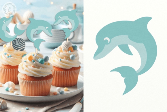 Download Baby Dolphin Kids Party Decor Cut File - Cut file Collection
