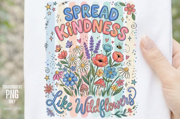 Download Spread Kindness Wildflowers PNG - Wildflower Collection