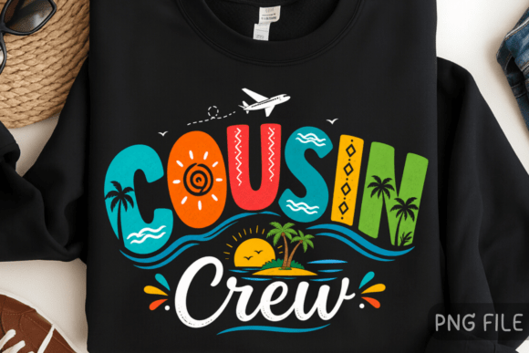 Download Tropical Cousin Crew PNG, Beach Shirt - Cousin crew Collection
