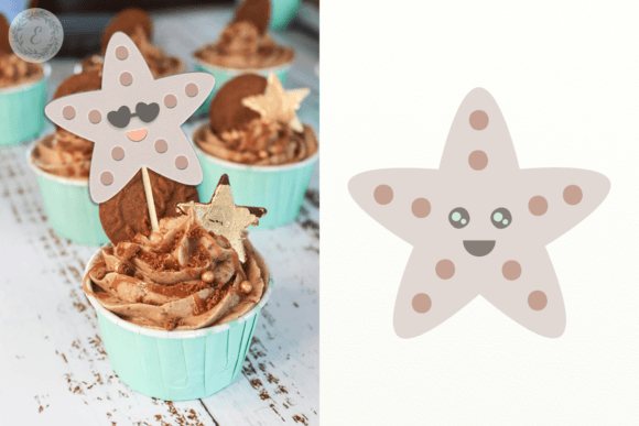 Download Sea Star Kids Party Layered Cut File - Cut file Collection