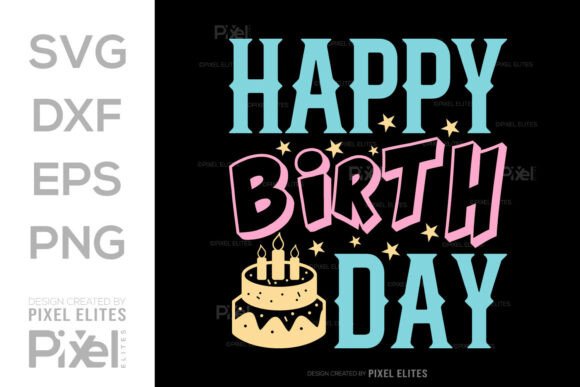 Download Happy Birthday SVG Cut File Quote Design - Cut file Collection