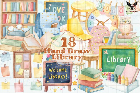 Download Hand Draw Library PNG - Library png Collection