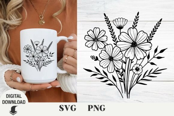 Download Flowers Svg, Wildflowers, Floral Svg - Wildflower Collection