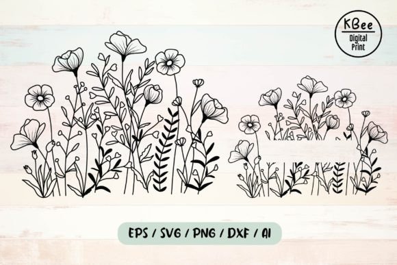 Download Flower Svg, Floral Svg, Wildflower Svg. - Wildflower Collection