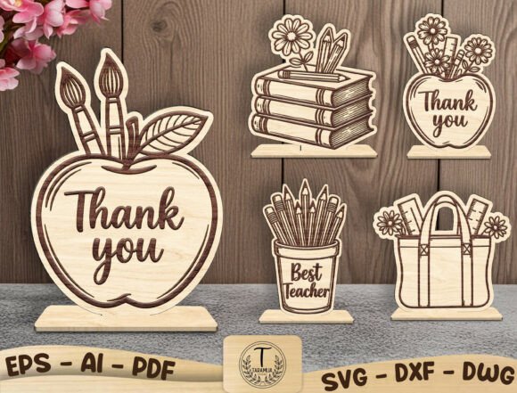 Download Teacher Laser Cut Files SVG Bundle - Cut file Collection