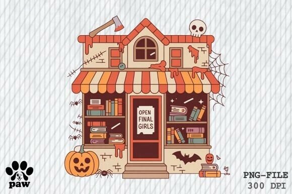 Download Spooky Book Lover Haunted Library Png - Library png Collection