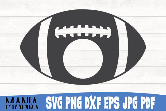 Download Football Monogram Svg Cut File Design - Cut file Collection