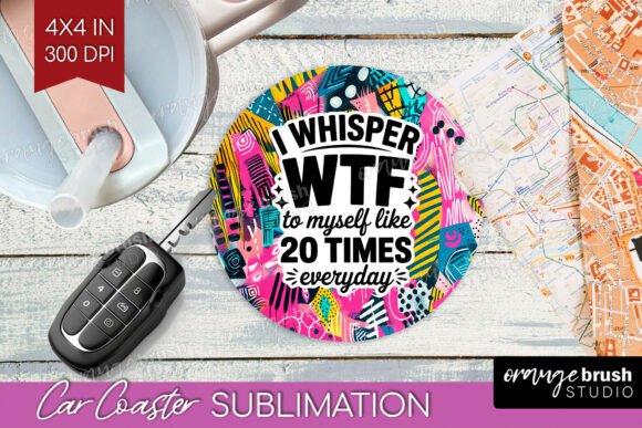 Download Sarcastic Quote Car Coaster PNG - Coaster png Collection