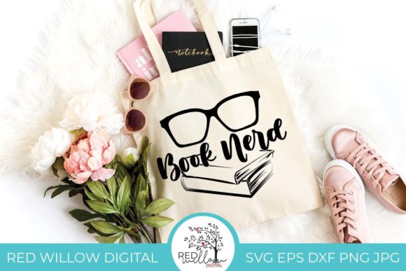 Download Book Nerd | Reading Cut File - Cut file Collection