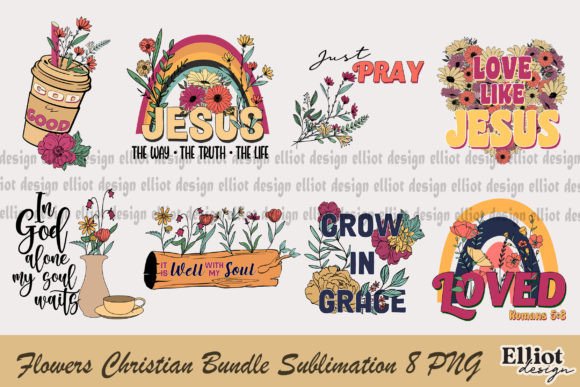 Download Flowers Christian Bundle Sublimation - Christian bundle Collection