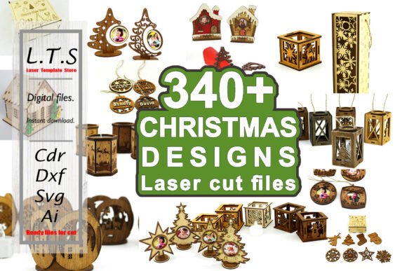Download Christmas Laser Cut Files SVG - Cut file Collection