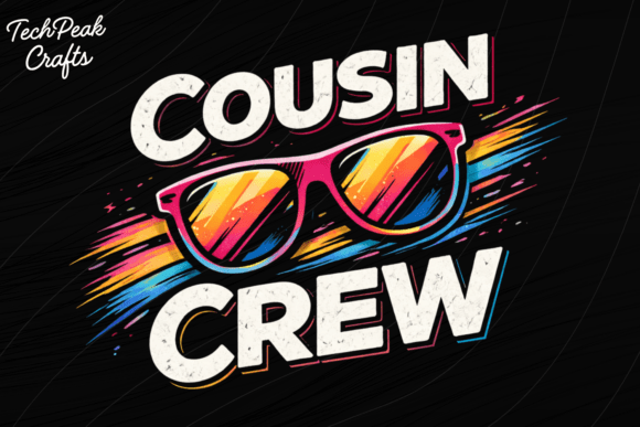 Download Funny Cousin Crew Sunglasses PNG Shirt - Cousin crew Collection
